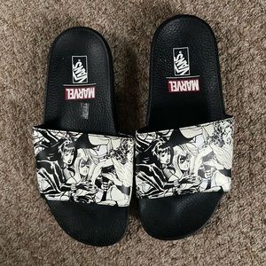 vans and marvel collab limited edition slides